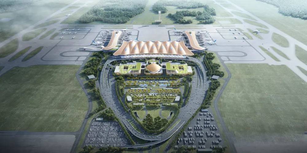 粤港澳大湾区新枢纽广州新机场动工，预计2030年落成。