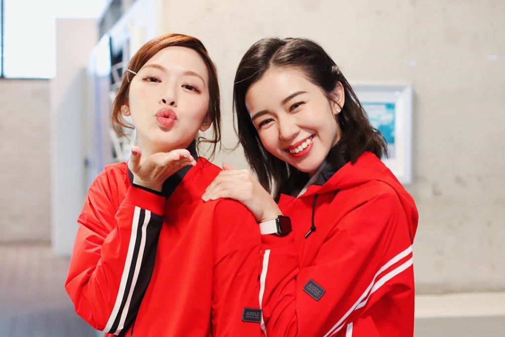 馮盈盈（左）與麥明詩都撐陸浩明。