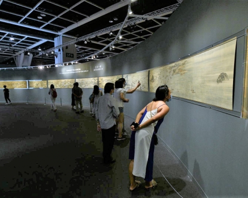 《康熙南巡圖第六卷》首次全卷合璧公開展出。