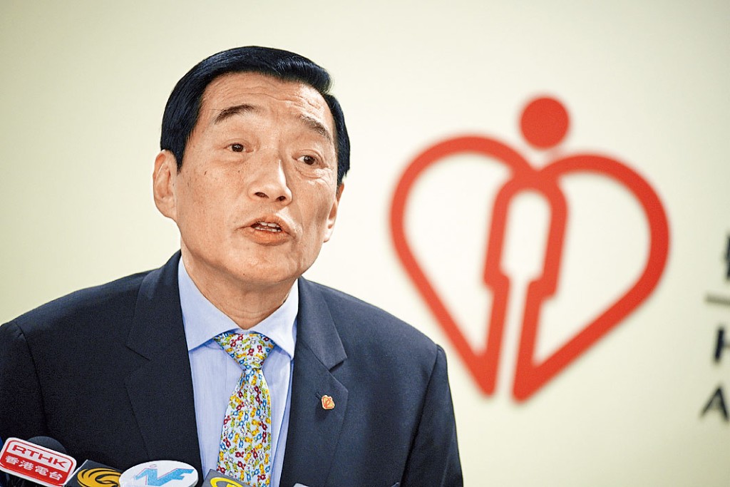 醫管局主席范鴻齡表示,公院全職醫生流失率稍見回落。