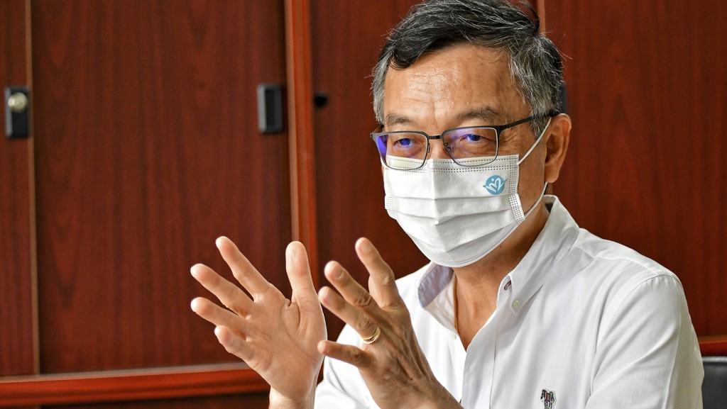 林正財指疫情輕微上升毋須過份擔心。 資料圖片