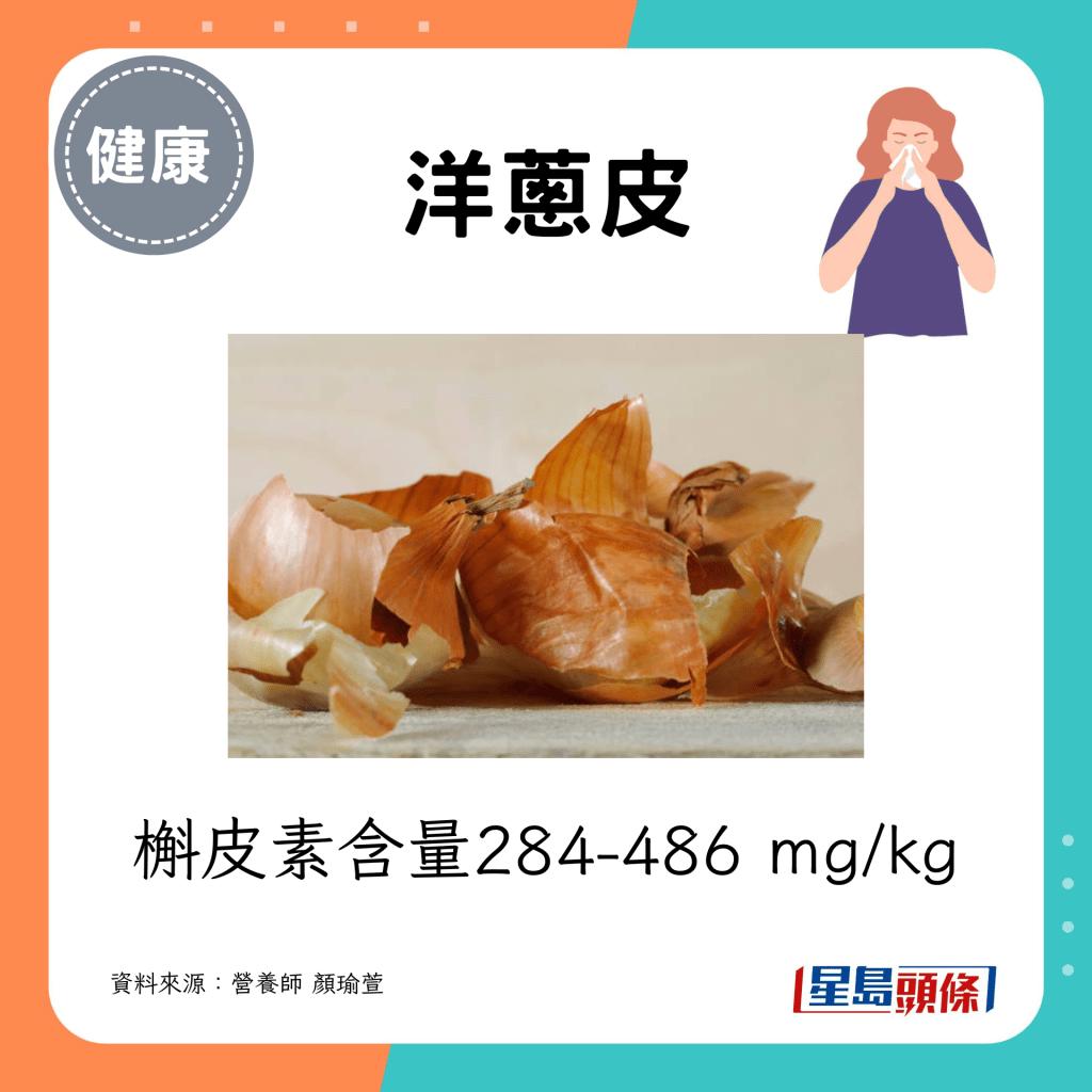 洋蔥皮槲皮素含量284-486 mg/kg