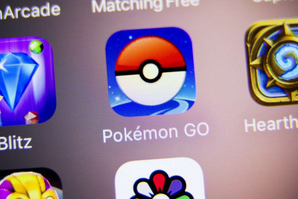 熱門AR手遊《Pokemon（寶可夢）GO》。iStock