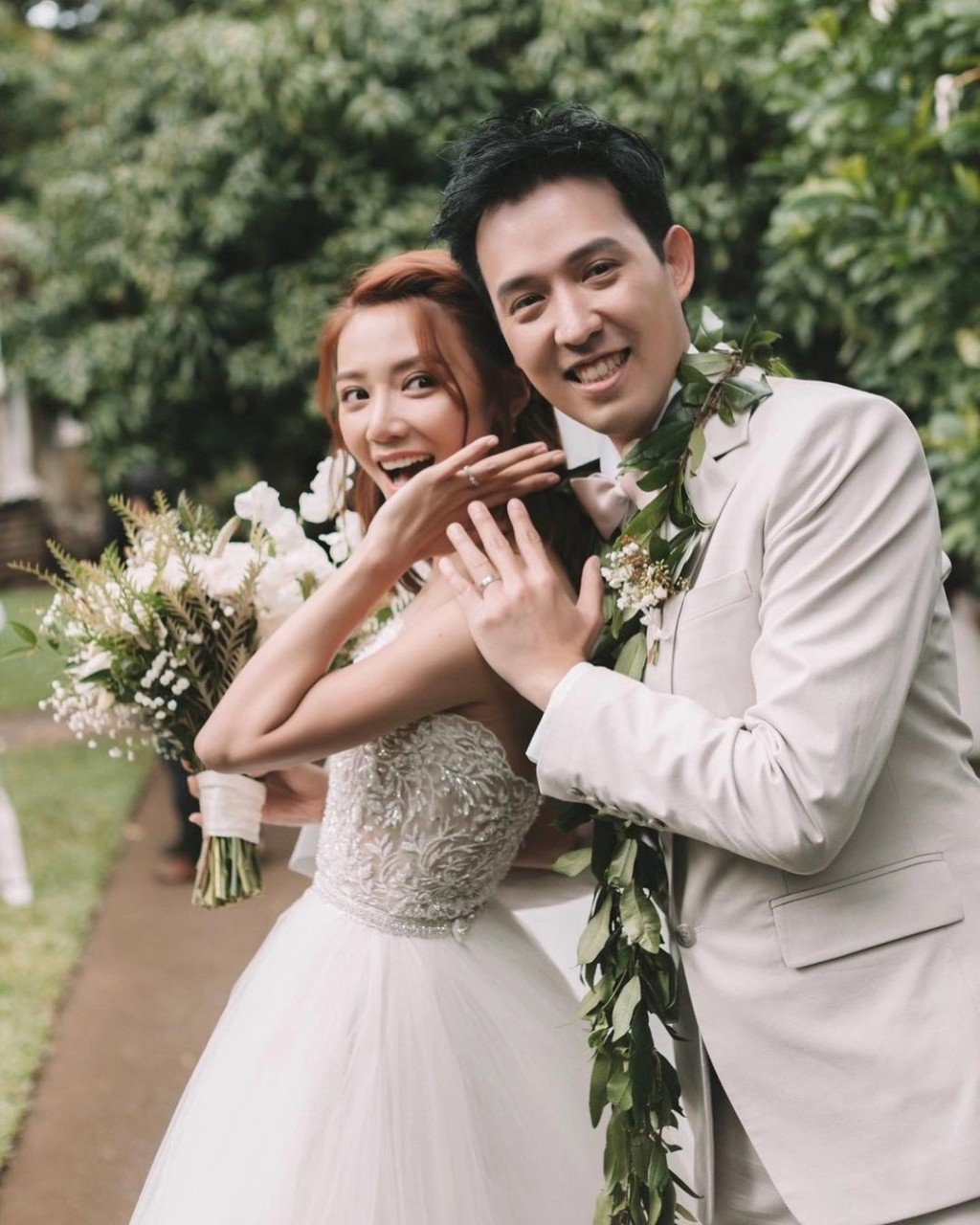 倪晨曦于2018年获金融才俊男友Vincent求婚成功。