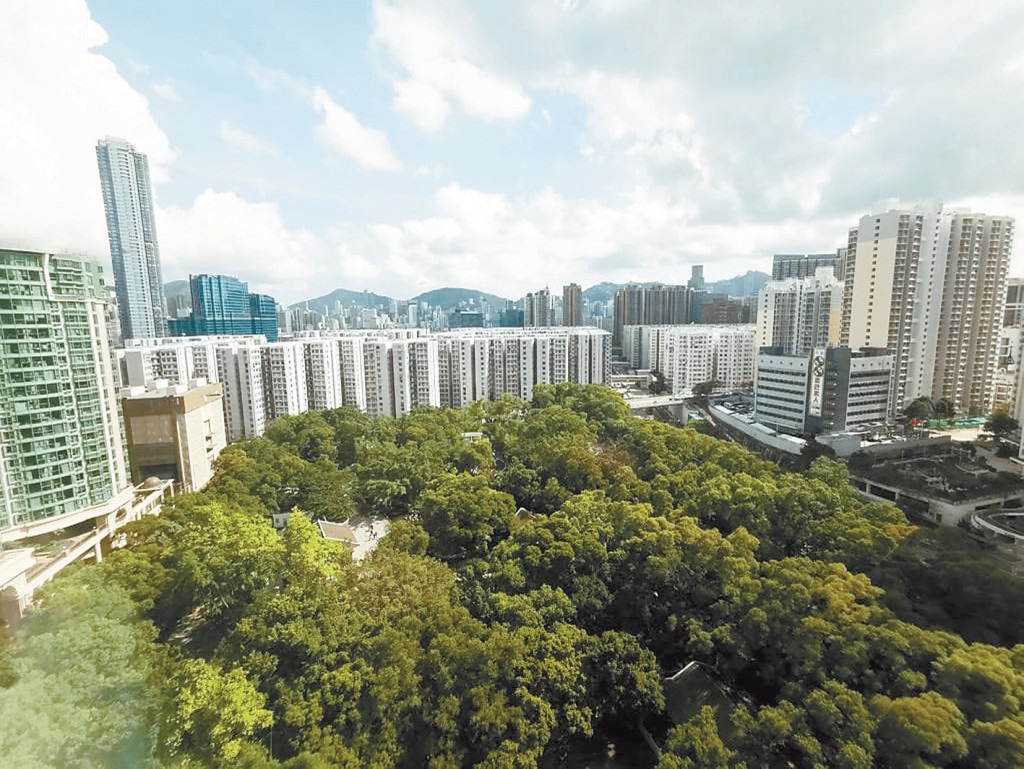 景觀上,對正和黃公園,十分舒適。