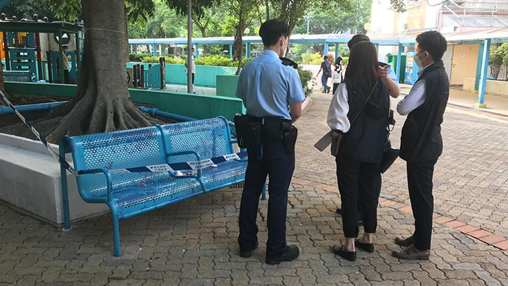 警方到場調查。