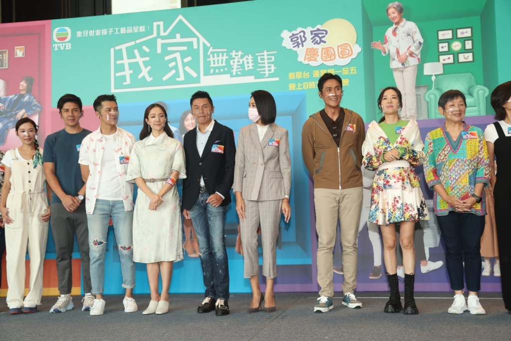 詩詠正忙拍新劇《隱形戰隊》，但都抽空宣傳《我家無難事》。