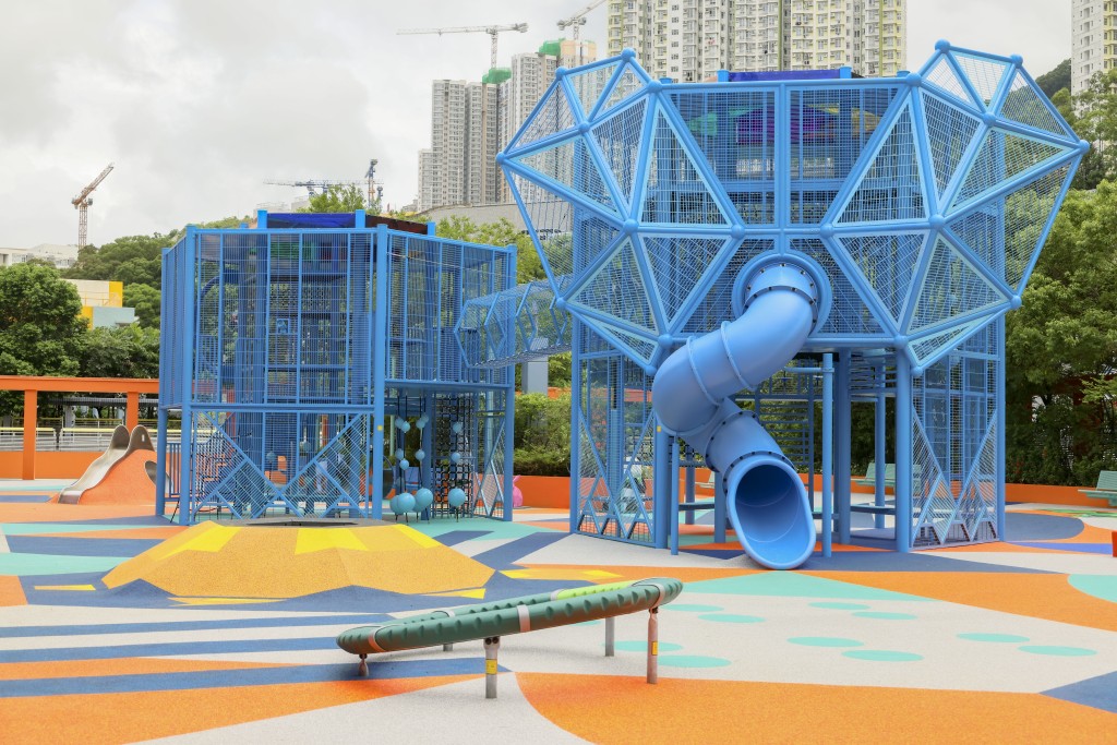 「幾何動樂園」以幾何動物為 主題，充滿活力和歡樂的氣氛。（圖片來源：領展）