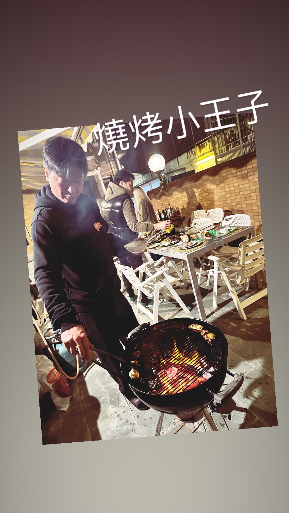 黎淑賢輕生前一日在IG貼出一連串燒烤的照片。