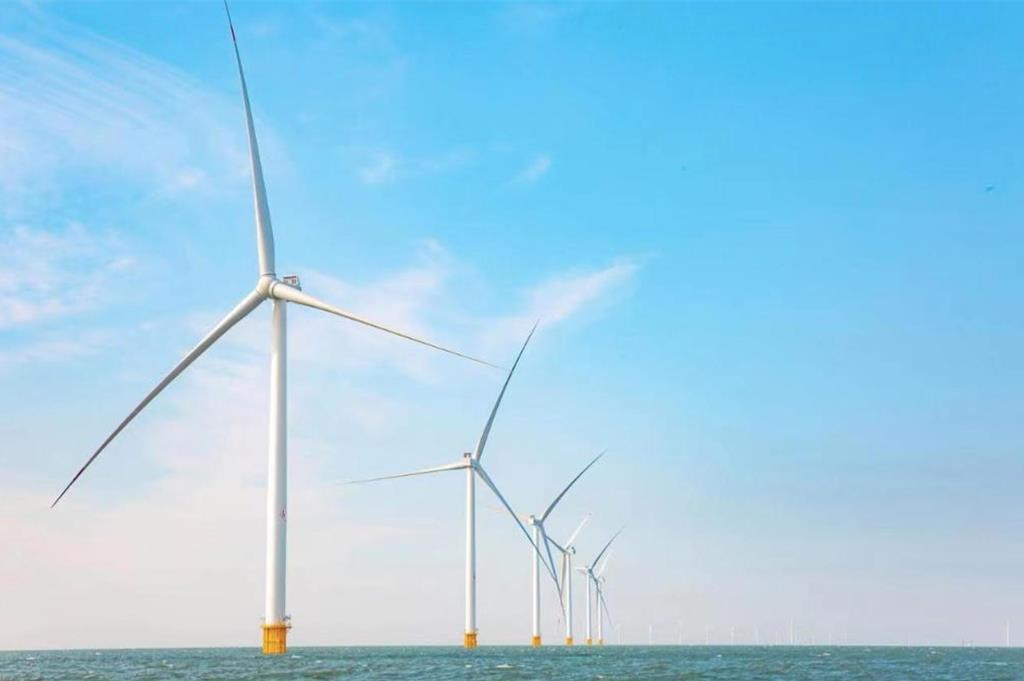 山东「海上风电＋海洋牧场」项目。