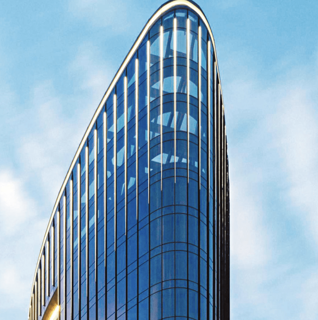 湖南三一集團三湘銀行總部大樓也是出自貝建中的設計。