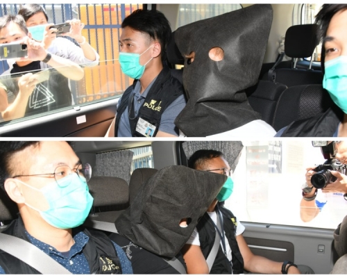 警方行動中拘捕3名男子。楊永亨攝