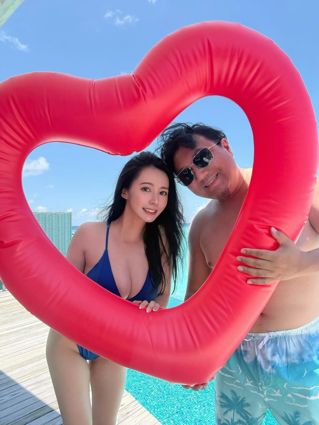 陳渃晴老公是生意人。