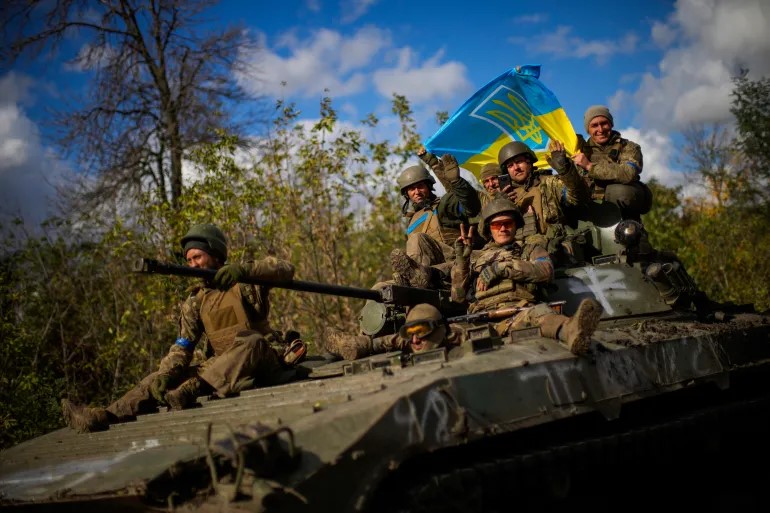 乌克兰军队。美联社