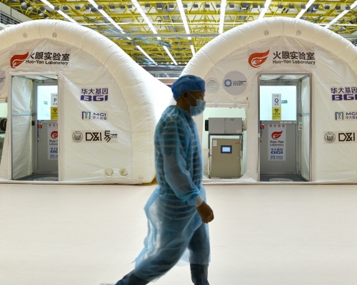 火眼实验室负责短时间内完成庞大检测量。 资料图片