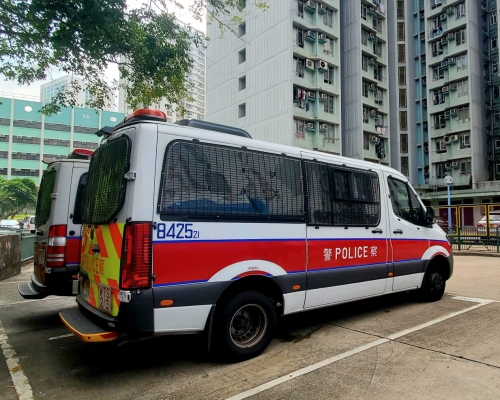警員到場調查。林思明攝
