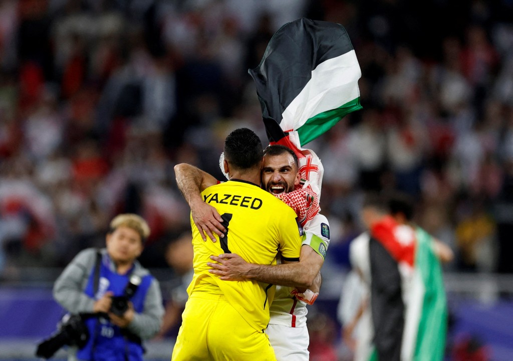 约旦首次跻身亚洲杯决赛。Reuters