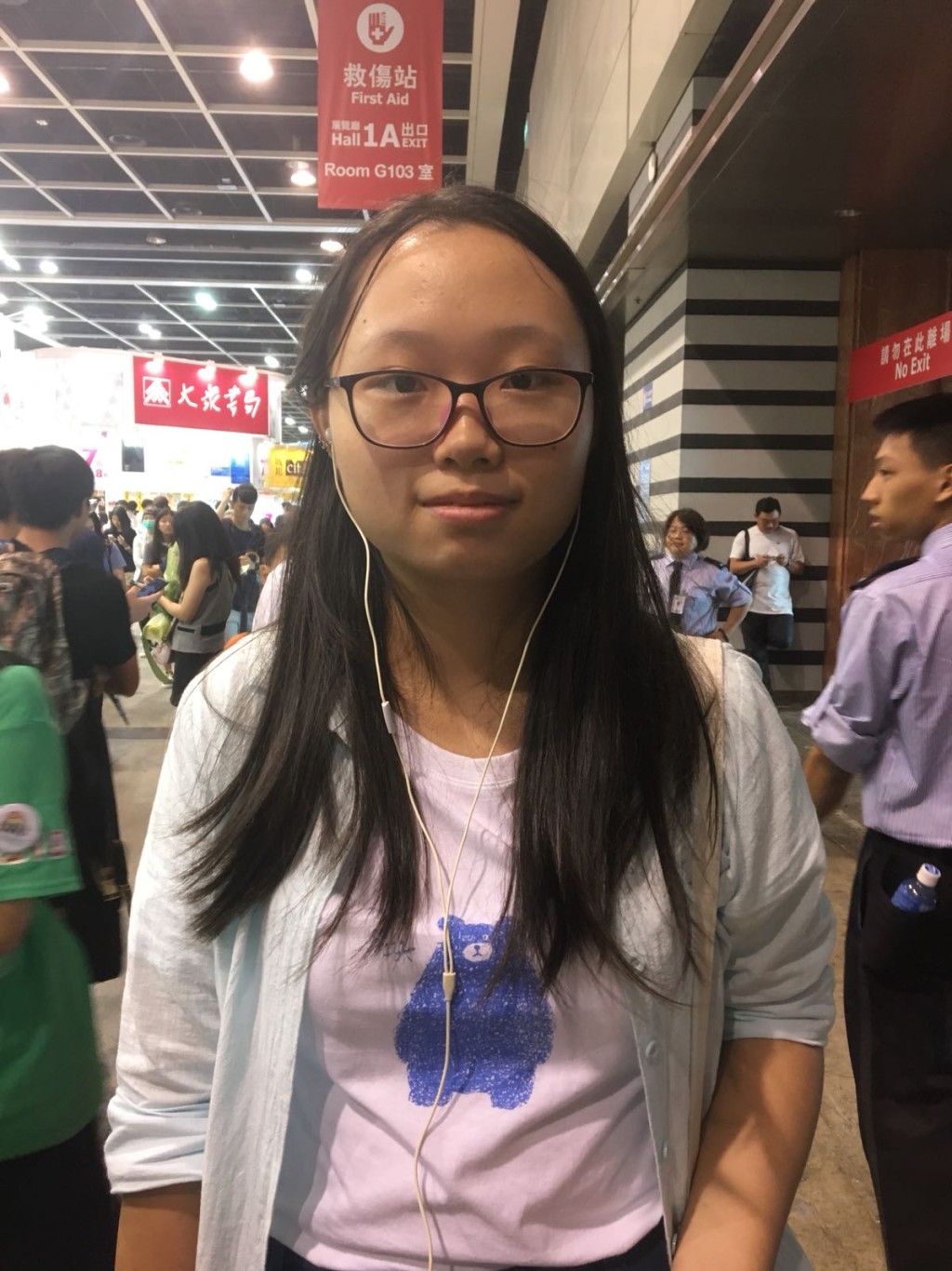 謝小姐。實習記者徐子琪攝