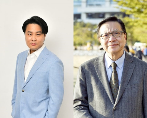 袁彌昌(左)透露正籌組學者平台，張炳良(右)等否認會加入。資料圖片
