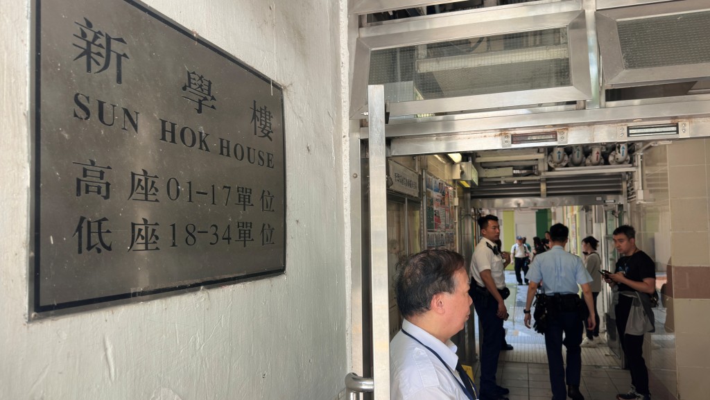 新翠邨新學樓發生墮樓事件。資料圖片 