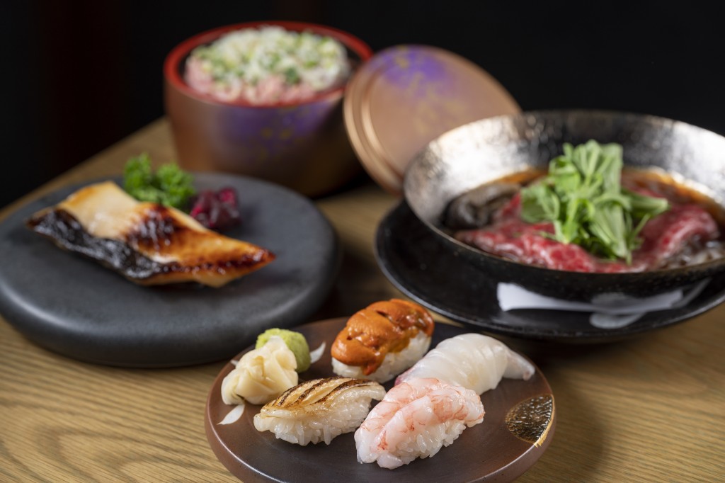 宮崎和牛及松葉蟹腳放題備有各式精緻和食——日本料理聖誕放題