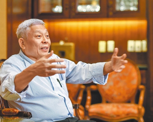 蔡衍明批台灣中天新聞台被禁全是政治操弄。網上圖片