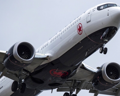 美國及加拿大尚未禁飛737 MAX客機。AP圖片