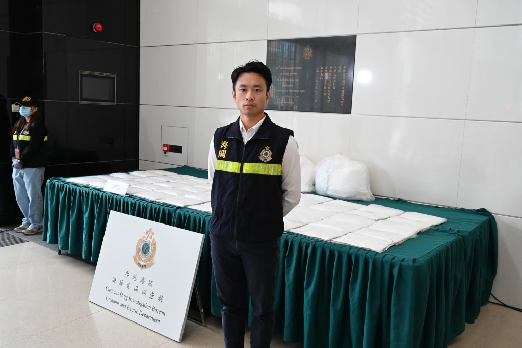 海關毒品調查科機場調查課調查主任吳子傑。