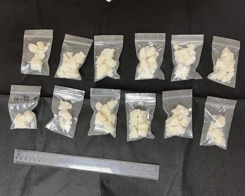 警方檢獲的毒品。圖:警方提供
