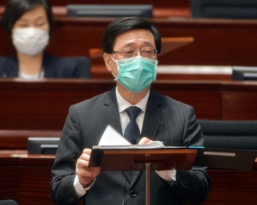 政務司司長李家超表示,若有個人或組織違反香港法律,都必須依法處置。