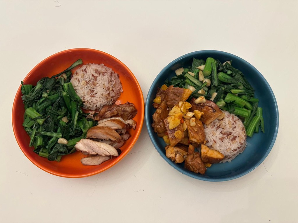 Mandy為樂樂炮製營養豐富的食物。