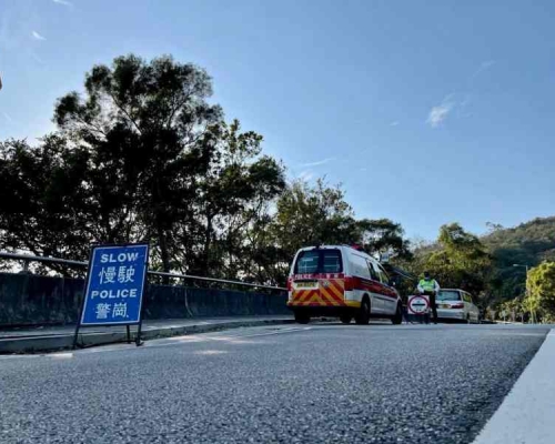 警方元旦假期在大嶼山一帶打擊非法駕車擅闖禁區。圖:警方提供

