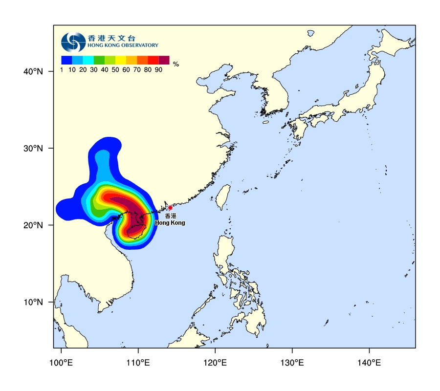熱帶氣旋路徑概率預報