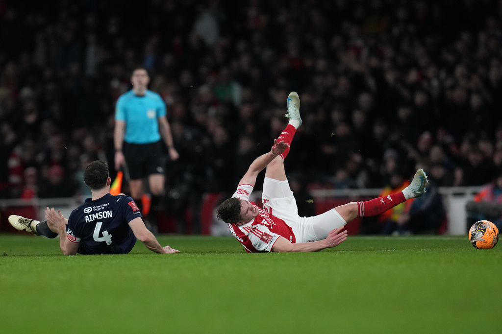 約基利斯有一記射門中柱。美聯社