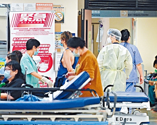 不少求診者經急症室轉內科病留醫。