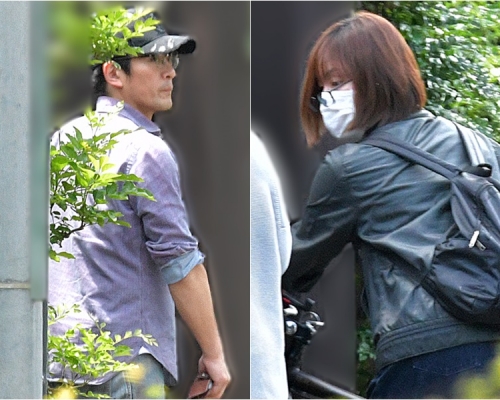內野聖陽與女友小山梓。網圖