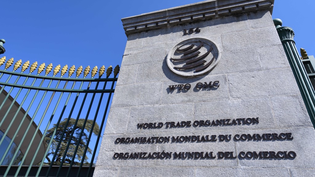 世界貿易組織(WTO,世貿)總部設於日內瓦。 新華社
