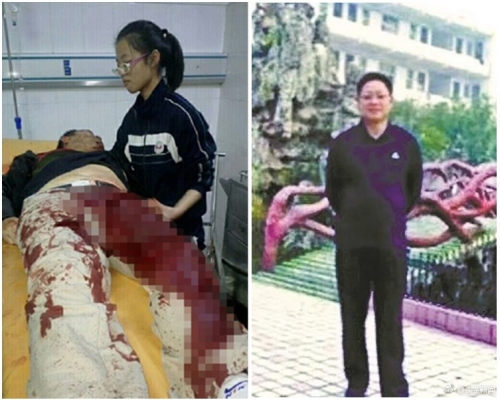 47歲姓鮑班主任被插26刀身亡。網上圖片