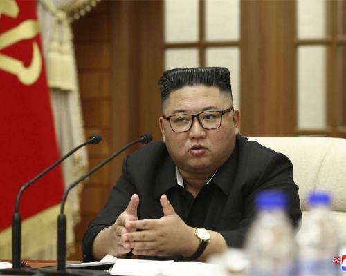 金正恩向習近平發賀電。AP
