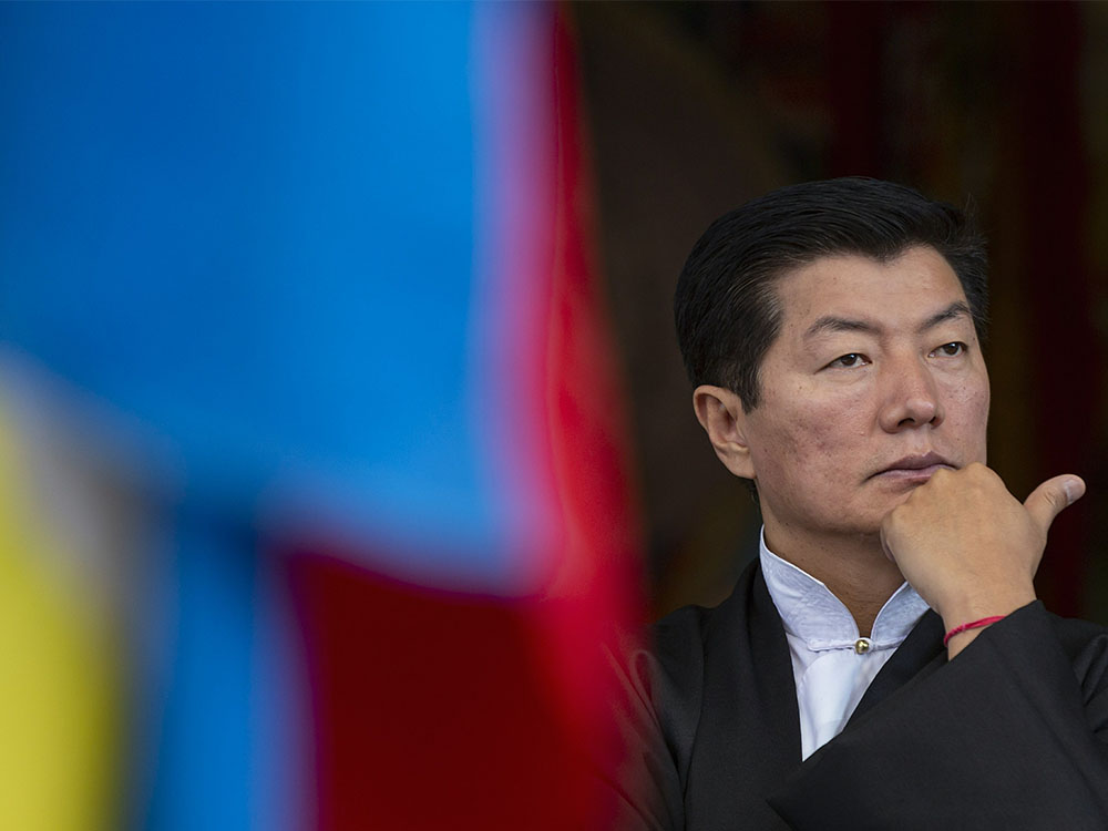 52歲的洛桑森格生於印度,父親是追隨14世達賴喇嘛流亡印度的藏人。AP資料圖