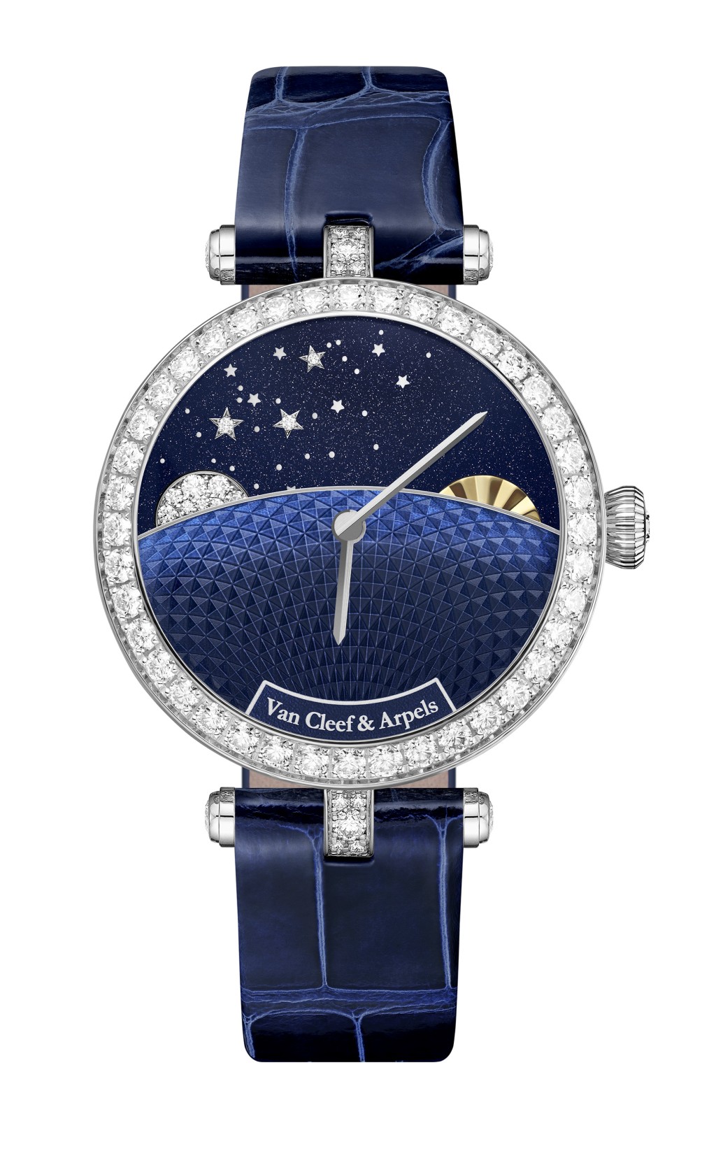 Lady Jour Nuit腕錶，錶殼：33mm白金／機芯：ValFleurier自動／售價：$710,000。