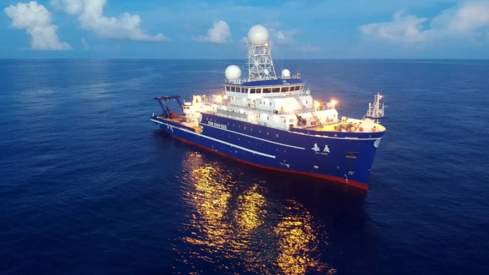「嘉庚」號科考船。 廈門大學資料圖