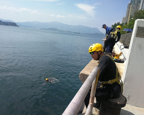 馬鞍山疑有人墮海