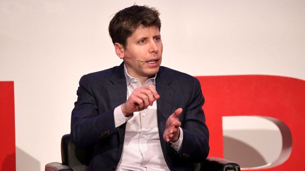 OpenAI(ChatGPT開發商)行政總裁阿特曼。 路透社 OpenAI(ChatGPT開發商)行政總裁阿特曼。 路透社