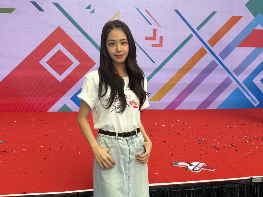 莊子璇未慣演戲。 莊子璇未慣演戲。