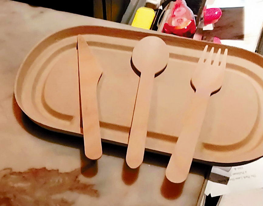 首階段以其他物料餐具代替塑膠餐具,已為大眾接受。