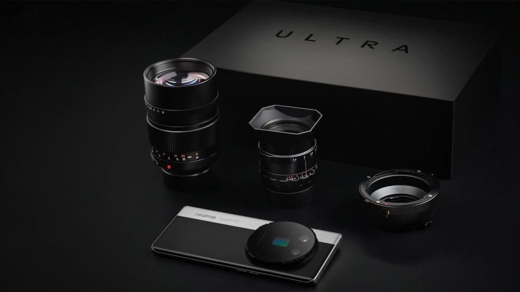 realme Ultra概念手机内置了1吋Sensor,并设有M-mount接环。 realme Ultra概念手机内置了1吋Sensor,并设有M-mount接环。