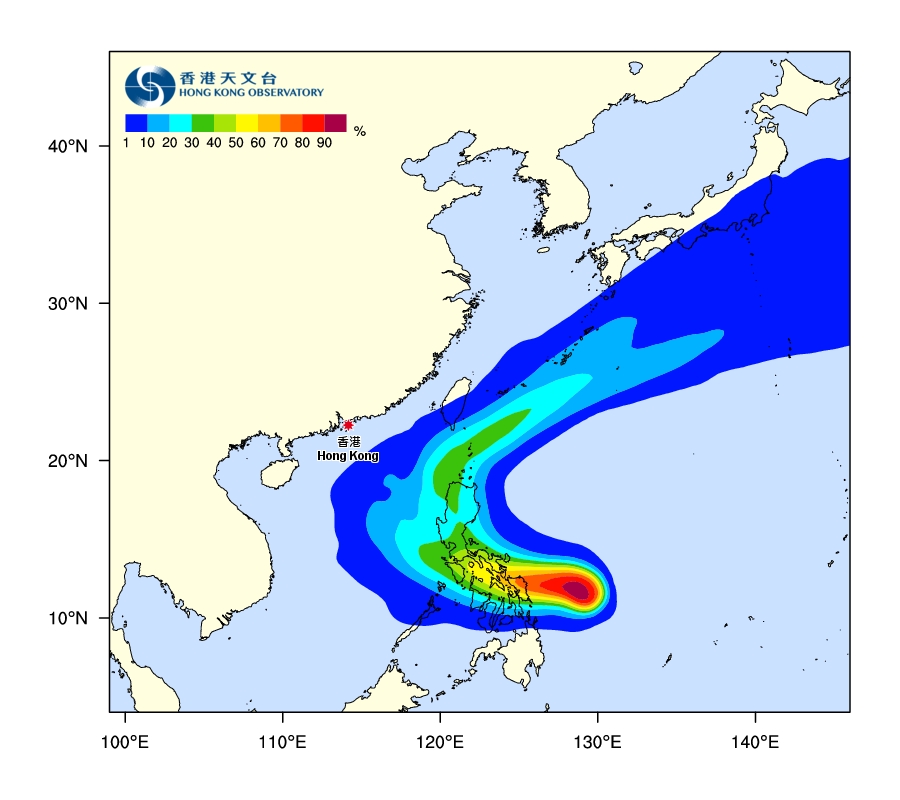熱帶氣旋路徑概率預報