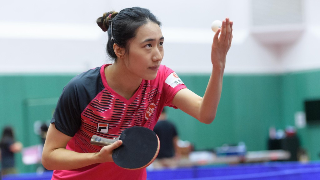 朱成竹首次參與世乒團體賽，盼與師姐合拍爭佳績。香港乒總圖片