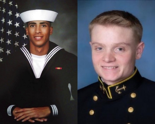 被沙姆拉尼殺死的海賽姆(左)與沃森(右)。AP/NAVY